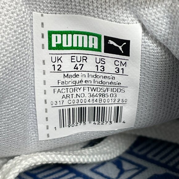 Puma Basket Mens Size 13 Shoes White Leather Low Top Casual Retro Sneakers main image 6